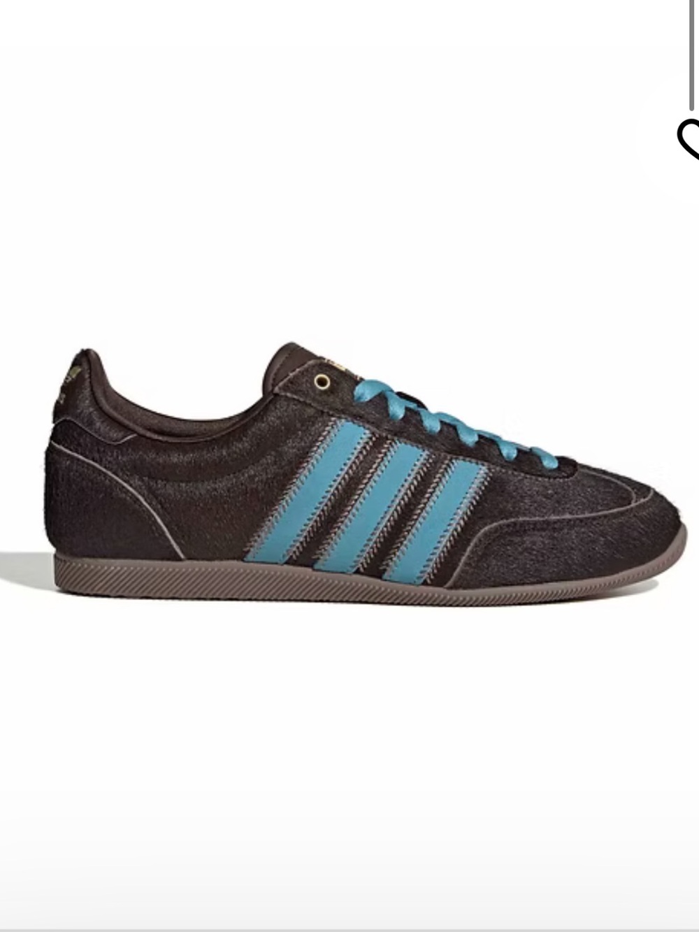 adidas Japan Black Sneakers with Blue Three-Stripes
